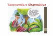 Taxonomia e Sistemática