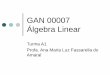 GAN 00007 Álgebra Linear