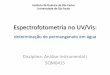 Espectrofotometria no UV/Vis