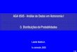 AGA 0505 - Análise de Dados em Astronomia I 3 