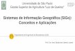 Sistemas de Informação Geográfica (SIG): conceitos e 