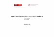 Relatório de Atividades CICP 2015