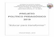 PROJETO POLÍTICO PEDAGÓGICO 2019 - Secretaria de …