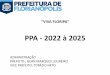 PPA - 2022 à 2025 - Prefeitura de Florianópolis