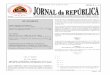 Jornal da República Quarta-Feira, 16 de Junho de 2021 Série I