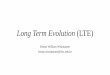 Long Term Evolution (LTE)