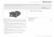 Motor de palhetas de alto torque – Série MV037 Folha de 