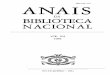 ISSN 0100-1922 ANAIS DA BIBLIOTECA NACIONAL