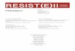RESIST(E)II Fotografia