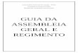 GUIA DA ASSEMBLEIA GERAL E REGIMENTO - Curso de Relações 