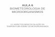 BIOMETEOROLOGIA DE MICROORGANISMOS
