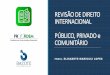 REVISÃO DE DIREITO INTERNACIONAL PÚBLICO, PRIVADO e 