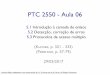 PTC 2460 - Aula 23