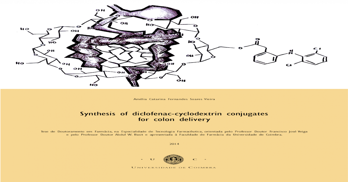 Synthesis Of Diclofenac Cyclodextrin Conjugates For Colon Delivery